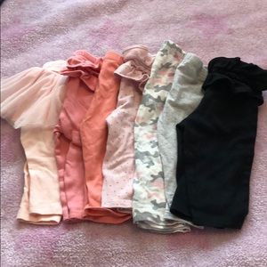 Lot of Baby girl 3-6 months pants